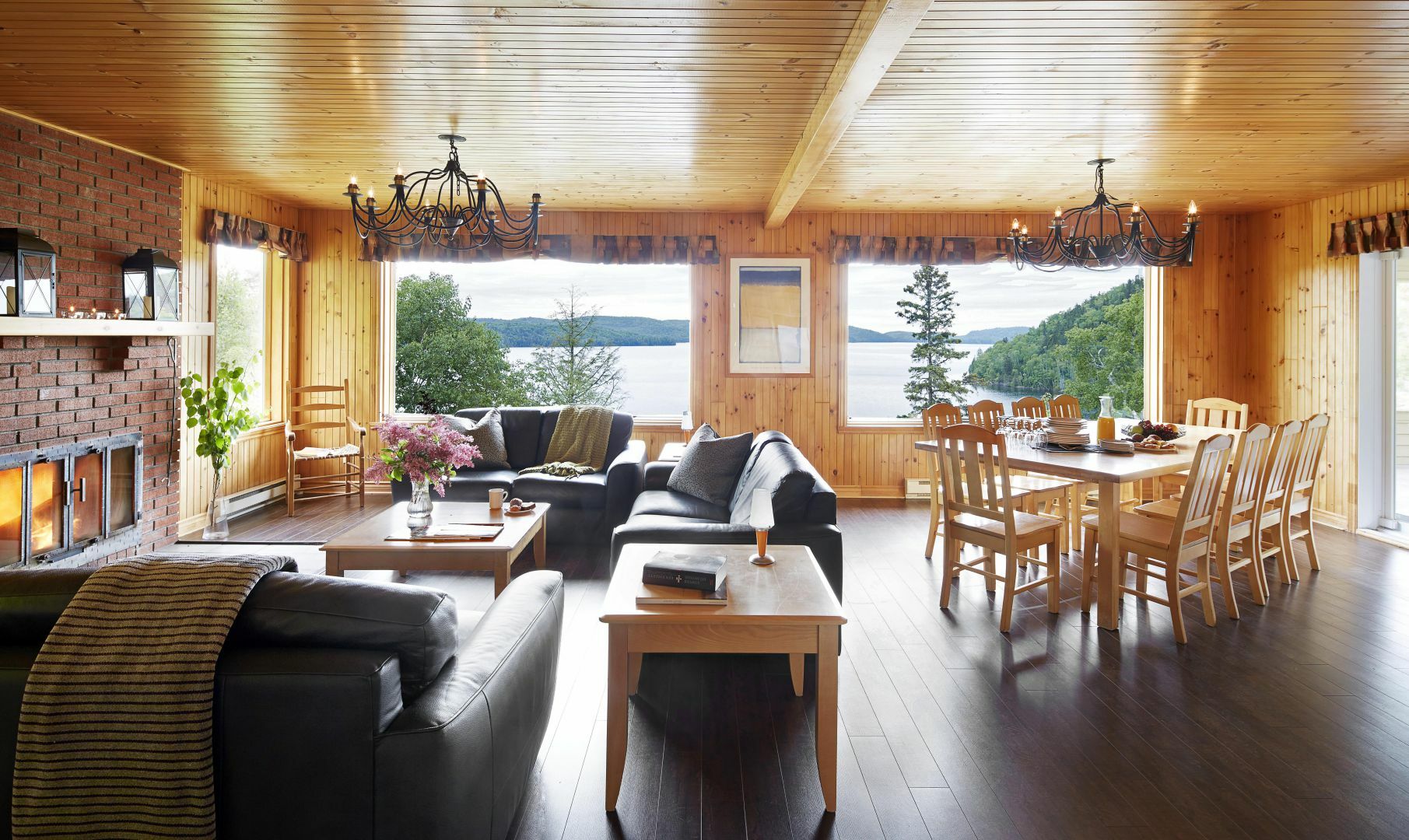 Auberge Du Lac-A-L'Eau-Claire Saint-Alexis-des-Monts Ngoại thất bức ảnh